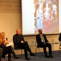 Moderatorin Sandra Meyer - MDR FIGARO, Tilman Tögel, Klaus Schmotz und Gerhard Schlotter