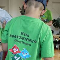 Die Kita 'Spatzennest' aus Uenglingen besuchte das Rathaus ©Hansestadt Stendal