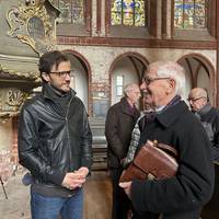 Gedenkstunde am 8. April 2025 im Dom - Matthias Hinz (TdA) und Dr. Reinhard Creutzburg (Pfarrer i.R.).jpg